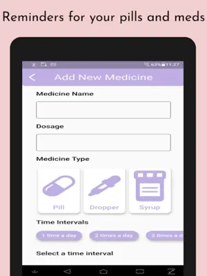 Pill Reminder and Medication Tracker - Pillbar android App screenshot 2